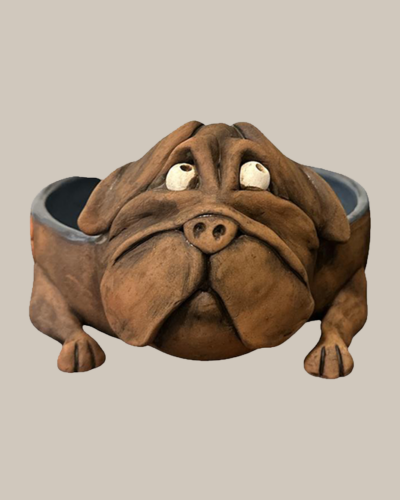 Hundenapf im Bulldoggen-Look