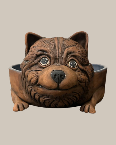 Hundenapf im Zottelhund-Design
