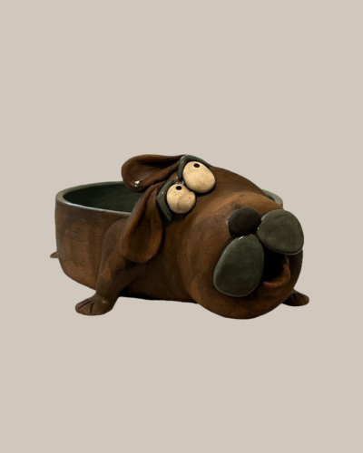Hundenapf mit witzigem Hundedesign