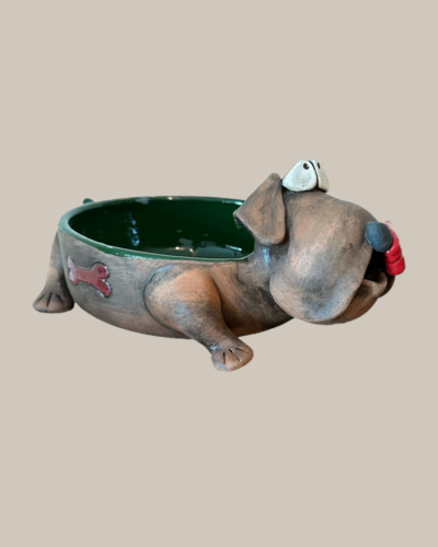 Hundenapf im stehenden Hundedesign